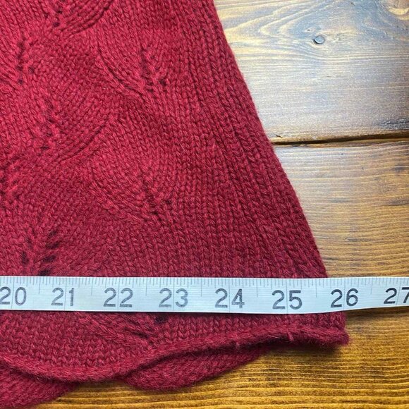 At Studio NWT womens Cashmere Lambswool Rabbit Hair knit shawl Size M/L - Picture 6 of 8